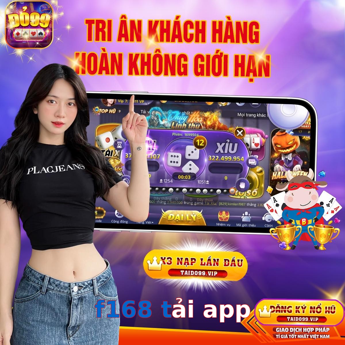 f168 tải app